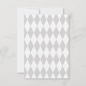 Invitation Joli masque pourpre (Dos)