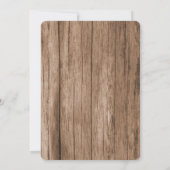 Invitation Joli Motif de tournesol Jaune et Mariage vert (Dos)