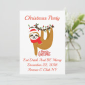 Invitation Joli Noël Cartoon (Debout devant)