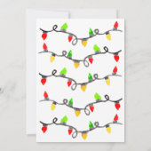 Invitation Joli Noël Merveilleux Premier Anniversaire (Dos)