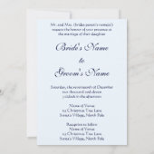 Invitation Joli Noël Reindeer Kiss Mariage (Dos)