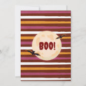 Invitation Joli noir Africain Américain Halloween sorcière fi (Dos)