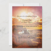 Invitation Joli Ocean Sky View Aquarelle Dîner de répétition (Devant)