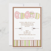 Invitation Joli Pastel Décorez l'invitation au brunch de Pâqu (Dos)