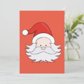 Invitation Joli Père Noël (Debout devant)