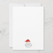 Invitation Joli Père Noël (Dos)