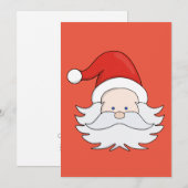 Invitation Joli Père Noël (Devant / Derrière)