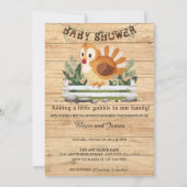 Invitation Joli petit Baby shower de Turquie (Devant)