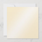 Invitation Joli petit bouquet de relief avec le champagne (Dos)