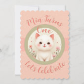 Invitation Joli Petit Chat (Devant)