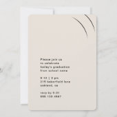 Invitation Joli Pretty Pink Arch Photo Graduation Party (Dos)