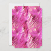 Invitation Joli rêve rose (Dos)