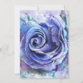 Invitation Joli Rose aquarelle (Dos)