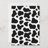 Invitation joli rose floral Saint-Vache 1er anniversaire (Dos)