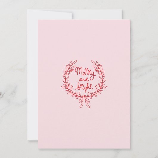 Invitation Joli roux de fête de Noël (Dos)