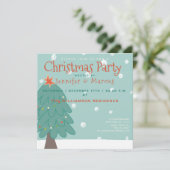 Invitation Joli sapin de Noël | Noël (Debout devant)