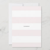 Invitation Joli Script rose Douche virtuelle | FÊTE DES MARIÉ (Dos)