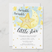 Joli sourire Gold Twinkle Little Star Baby shower