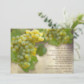 Invitation Joli Vin d'été Vignoble de campagne Rustique Maria (Debout devant)