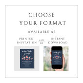 Invitation Jolie 4 juillet Rouge Blanc Et Bleu