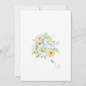 Invitation Jolie abeille au miel et Baby shower de Chamomille (Dos)