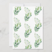 Invitation Jolie aquarelle Baby shower Koala bébé (Dos)