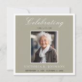 Invitation Jolie aquarelle Colibri Célébration de la vie (Devant)