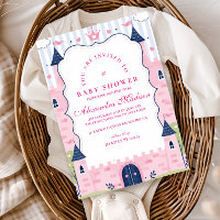 Jolie Baby Shower Château Princesse Rose