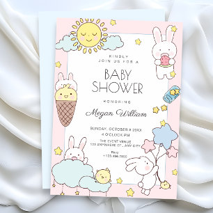 Invitation Jolie baby shower ludique