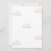 Invitation Jolie Baby Shower Thème Montgolfière pour Bébé de (Dos)