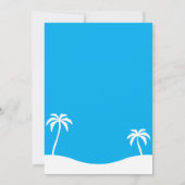 Invitation Jolie Blue Summer Beach Party Sweet 16 (Dos)