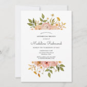 Invitation Jolie Bohème Fleur Mothers Day Brunch (Devant)