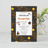 Invitation Jolie citrouille Boo fête d'Halloween (Debout devant)