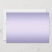 Invitation Jolie croix de dentelle pourpre Baptême/Christenin (Dos)