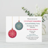 Invitation Jolie décoration de Noël Fête (Debout devant)