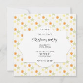 Invitation Jolie Décoration De Vacances Citron Et Oranges (Devant)