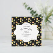 Invitation Jolie Décoration De Vacances Citron Et Oranges (Debout devant)