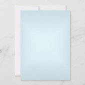 Invitation Jolie dentelle et Pearl Blue Bridal Showboat Invit (Dos)