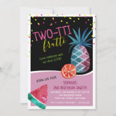 Invitation Jolie fête d'anniversaire Two-tti Frutti pour un d (Devant)