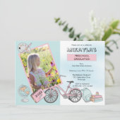 Invitation Jolie Fête de la Petite Fille de l'École Préscolai (Debout devant)