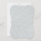 Invitation Jolie Fête de l'mariée florale (Dos)