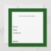 Invitation Jolie fête de plage à flip flop de pastèque (Dos)