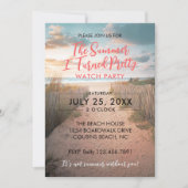 Invitation Jolie fête de surveillance estivale (Devant)