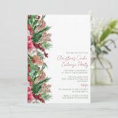 Invitation Jolie fête d'échange de biscuits au pain d'épices (Debout devant)