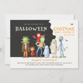 Invitation Jolie fête des enfants Halloween (Devant)