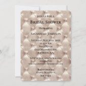 Invitation Jolie Fête des mariées Champagne Glam (Devant)