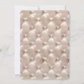 Invitation Jolie Fête des mariées Champagne Glam (Dos)