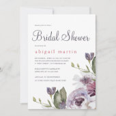 Invitation Jolie Fête des mariées florale printemps (Devant)