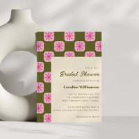 Jolie Fête des mariées rose rose vert Fleur de tab