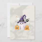 Invitation Jolie fête d'Halloween (Dos)